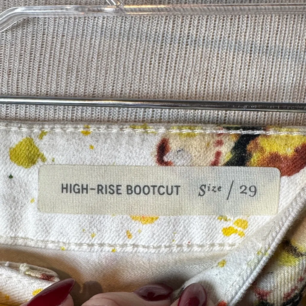 Pilcro and the Letterpress by Anthropologie watercolor lemon jeans - Image 3