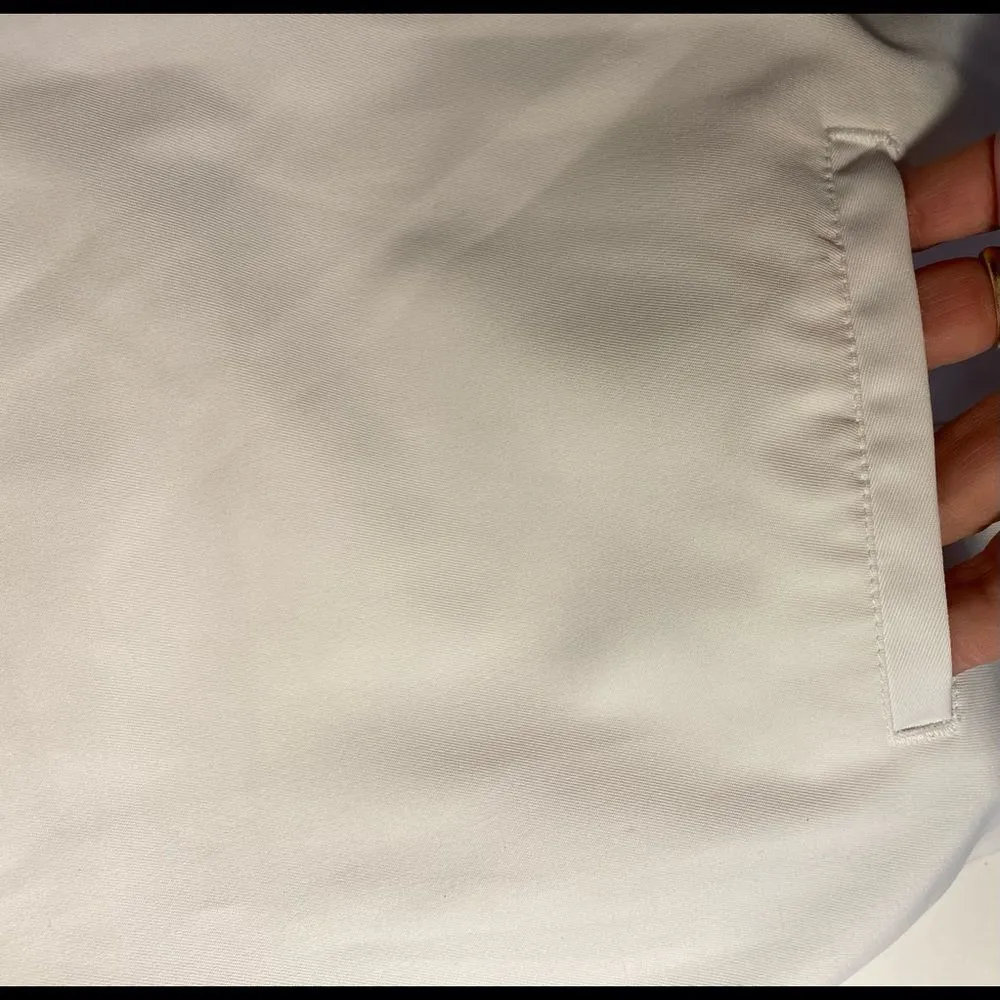 Coral Bay Swing Stretch White Golf Shorts Size 10 - Image 7