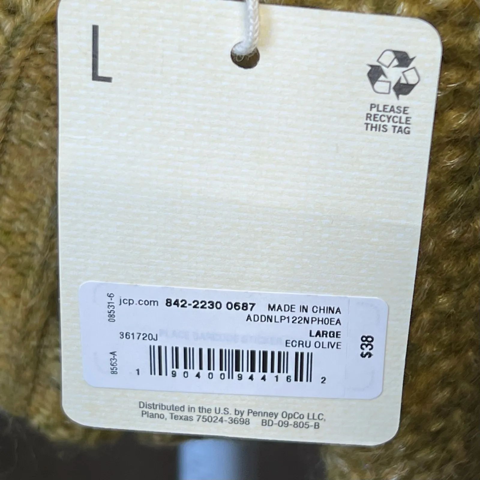 a.n.a green Pullover Sweater NEW with tag fall cozy basics everyday casuals Size L - Image 11