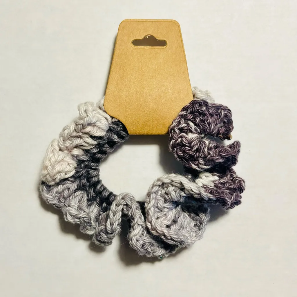 Handmade Crochet Hair Scrunchies Set of 2- NIP - Image 12