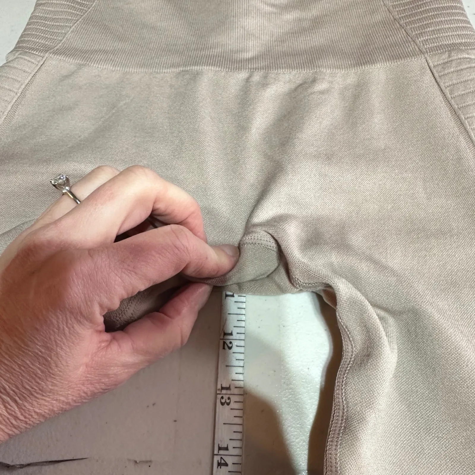 Gymshark Energy Seamless Leggings Women Brown High Waisted Size S Taupe - Image 12