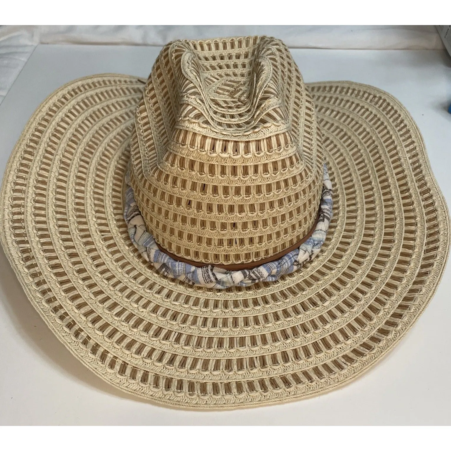 San Diego Hat Company Cowboy Hat Mixtec Looped Crochet Braided Band SDHC NWT - Image 10