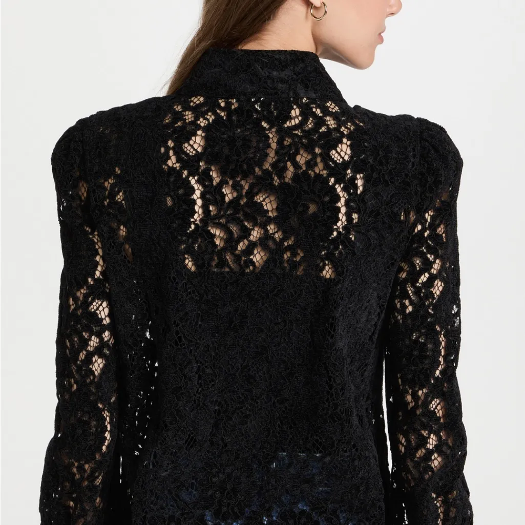 L'Agence NWT L’agence lace button down. - Image 3