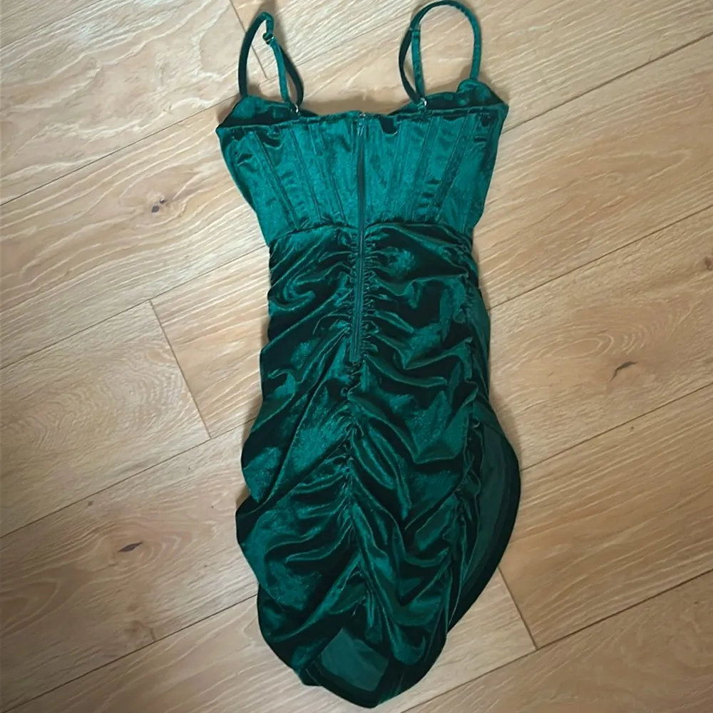 Windsor Crushed Velvet Corset Bodice Bodycon Sleeveless Mini Dress Party Evening - Image 4