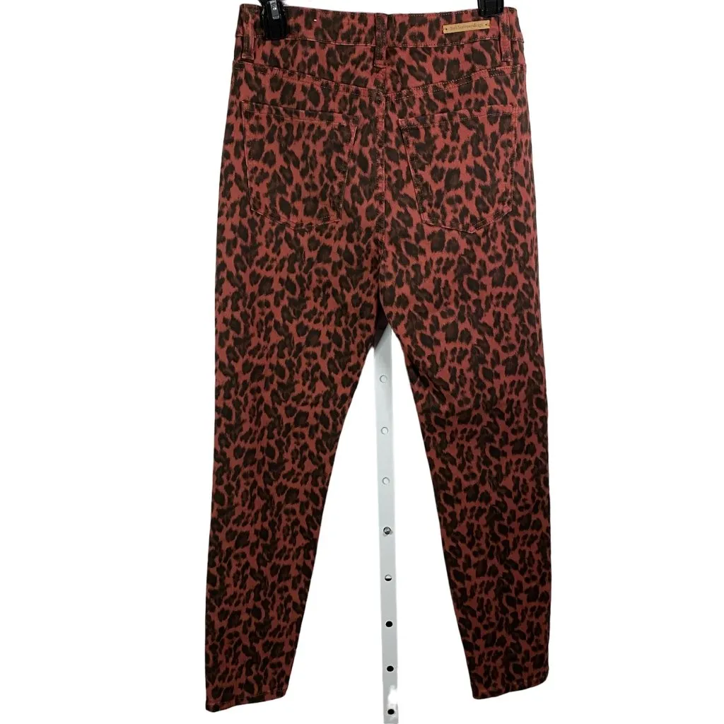 Soft Surroundings Womens The Ultimate High‎ Rise Leopard Skinny Jeans Size 6 - Image 3