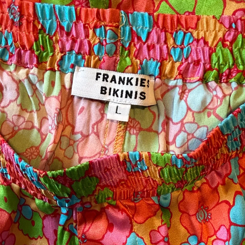 Frankie's Bikinis Floral Athletic Shorts - Multicolor - Image 2
