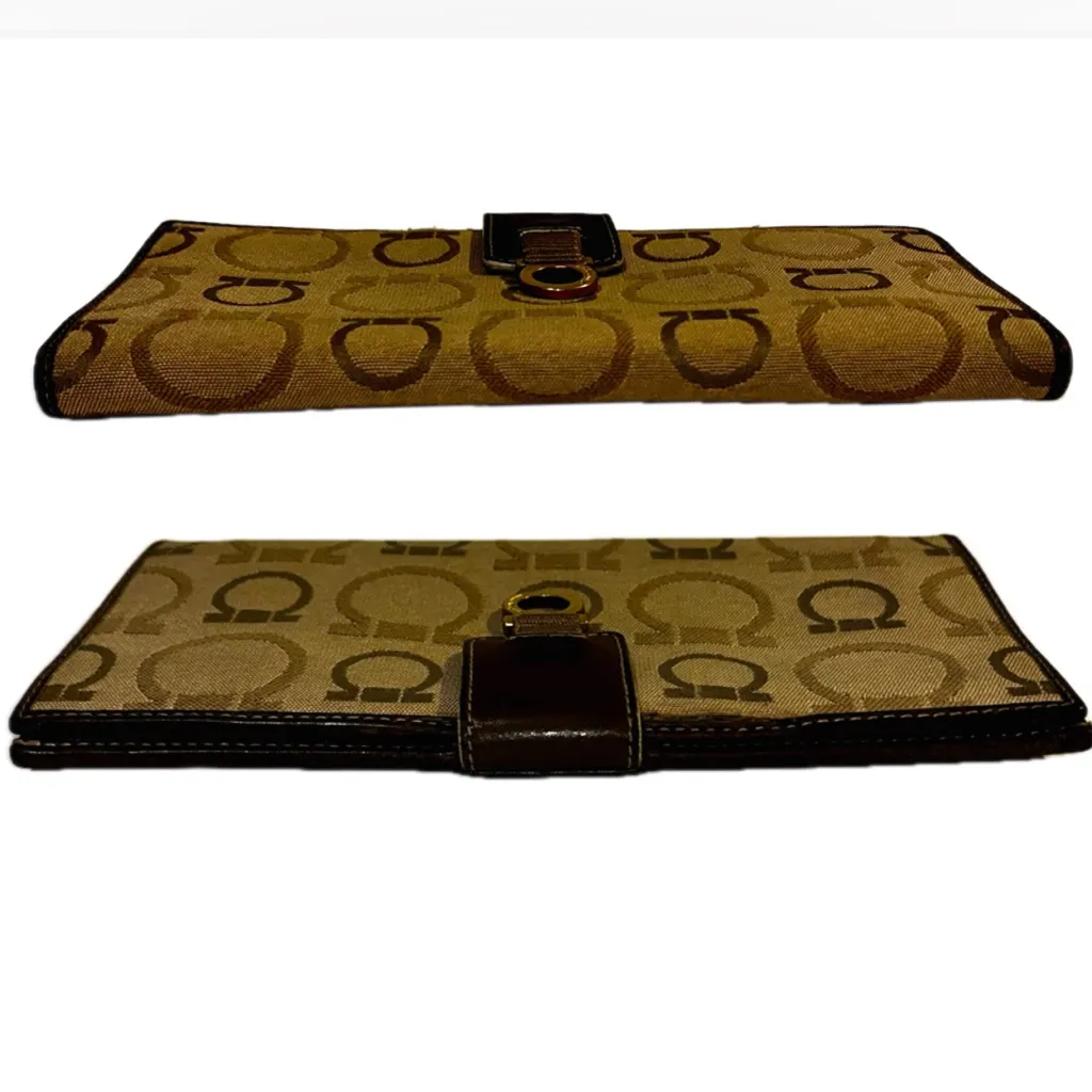 Authentic Salvatore Ferragamo Long Wallet - Image 3