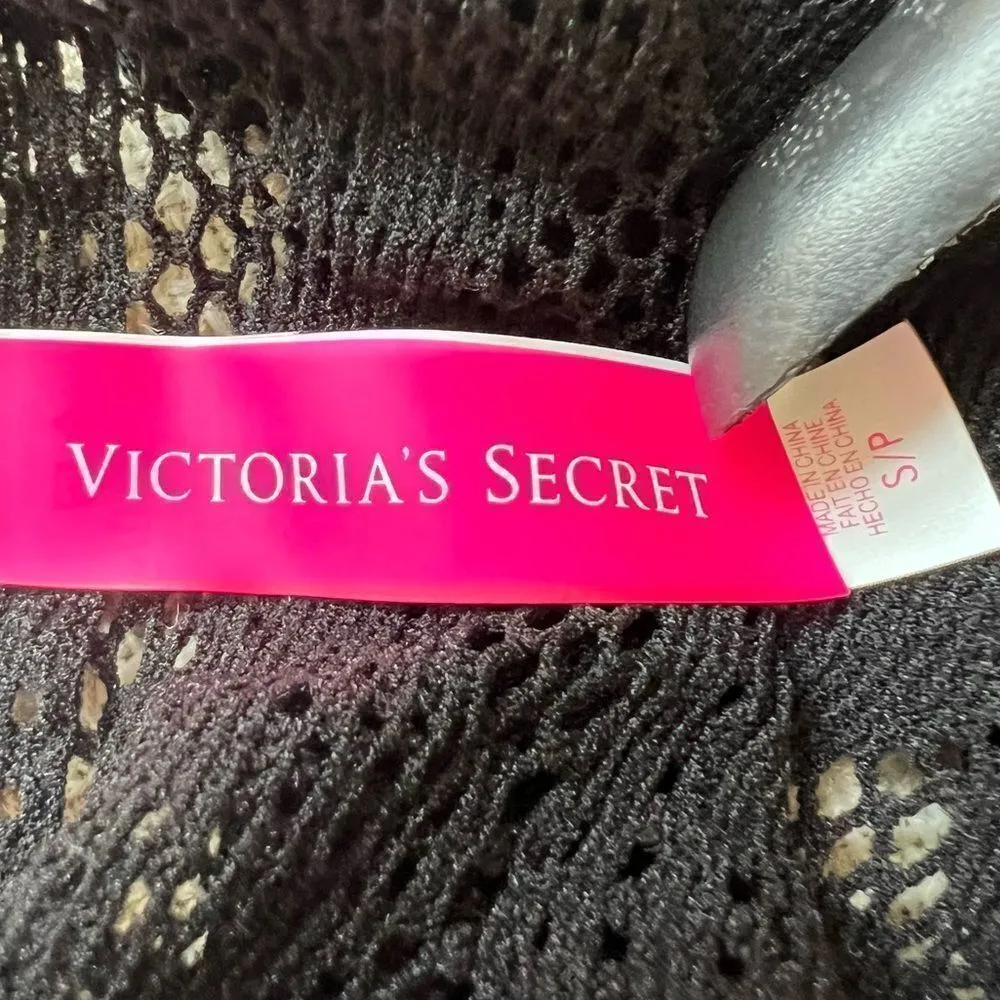 Victoria’s Secret Black Lace Strapless Cover Up Romper - Image 5