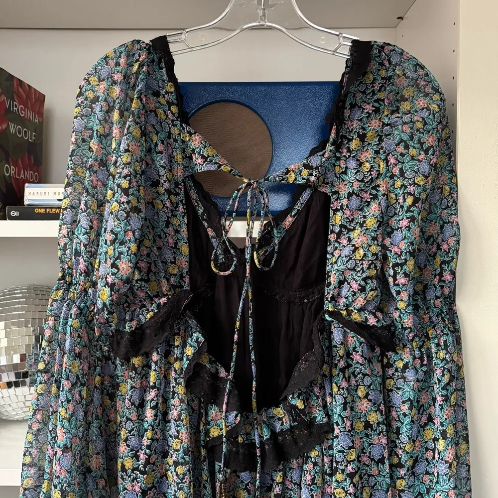 FREE PEOPLE Floral Pennie Mini Babydoll Dress - Image 9