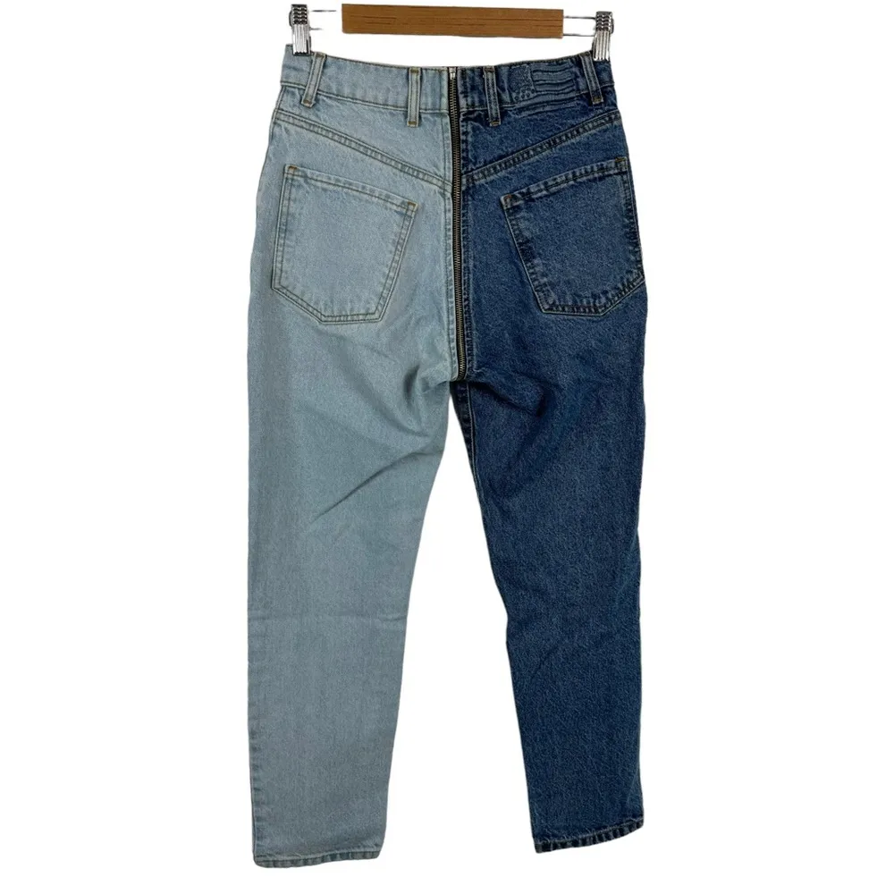 Revice Yin Yang High Waisted Two-Tone Crop Jeans Tokyo Wash Size 27 - Image 8