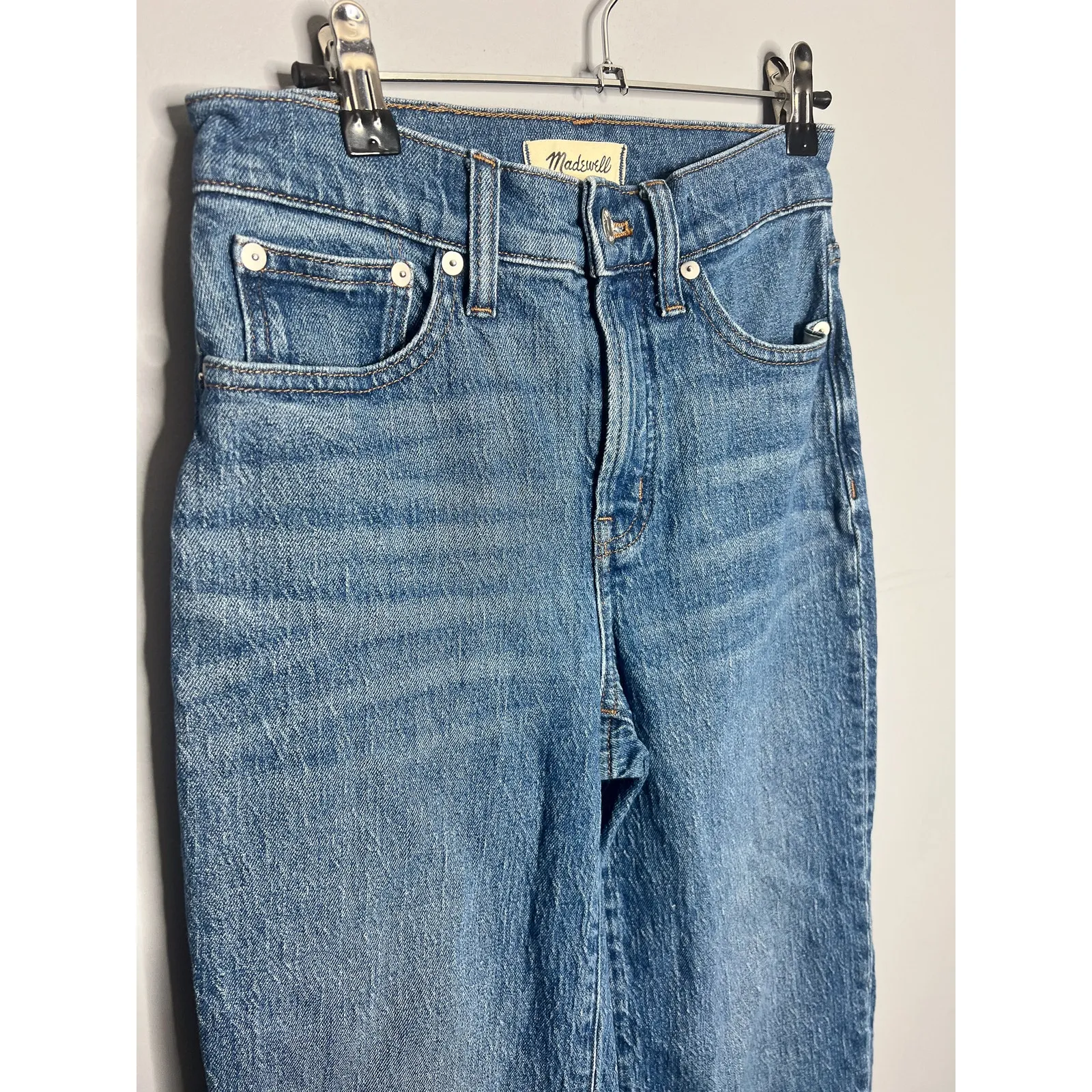 Madewell The Petite Perfect Vintage Wide-Leg Jean in Leifland Wash Size 25P - Image 6