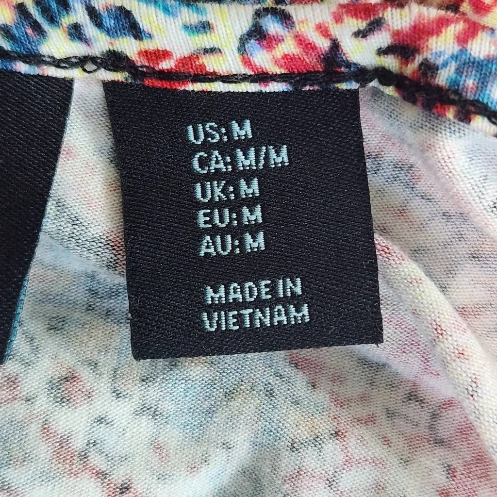 Cynthia Rowley Red and Blue Paisley Mini Shift Dress Size Medium Paisley Dress - Image 7