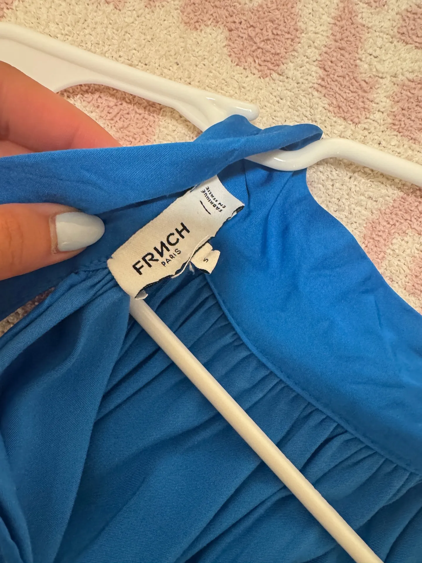 Blue Halter Maxi Dress - Image 4