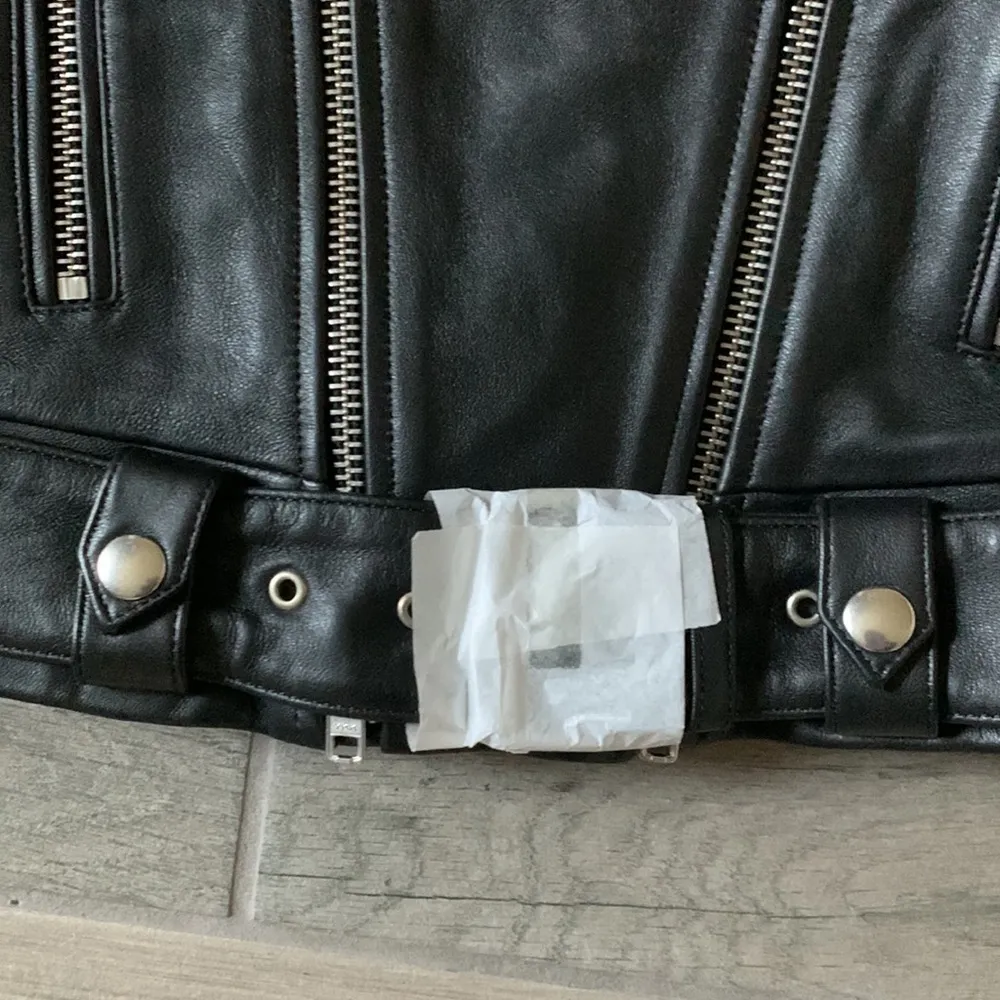 Anine Bing Cassidy black leather jacket - Image 4