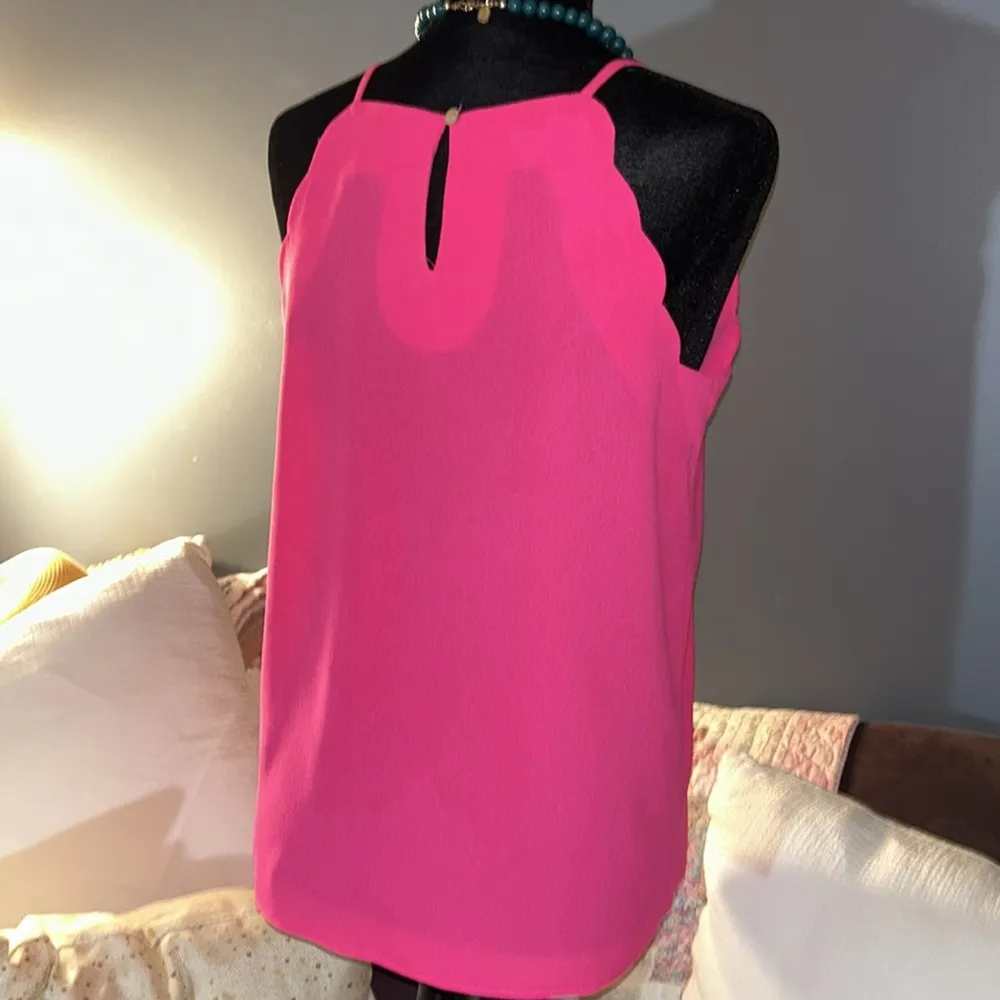 Stacatto Size S Hot Pink Racerback Blouse - Image 8