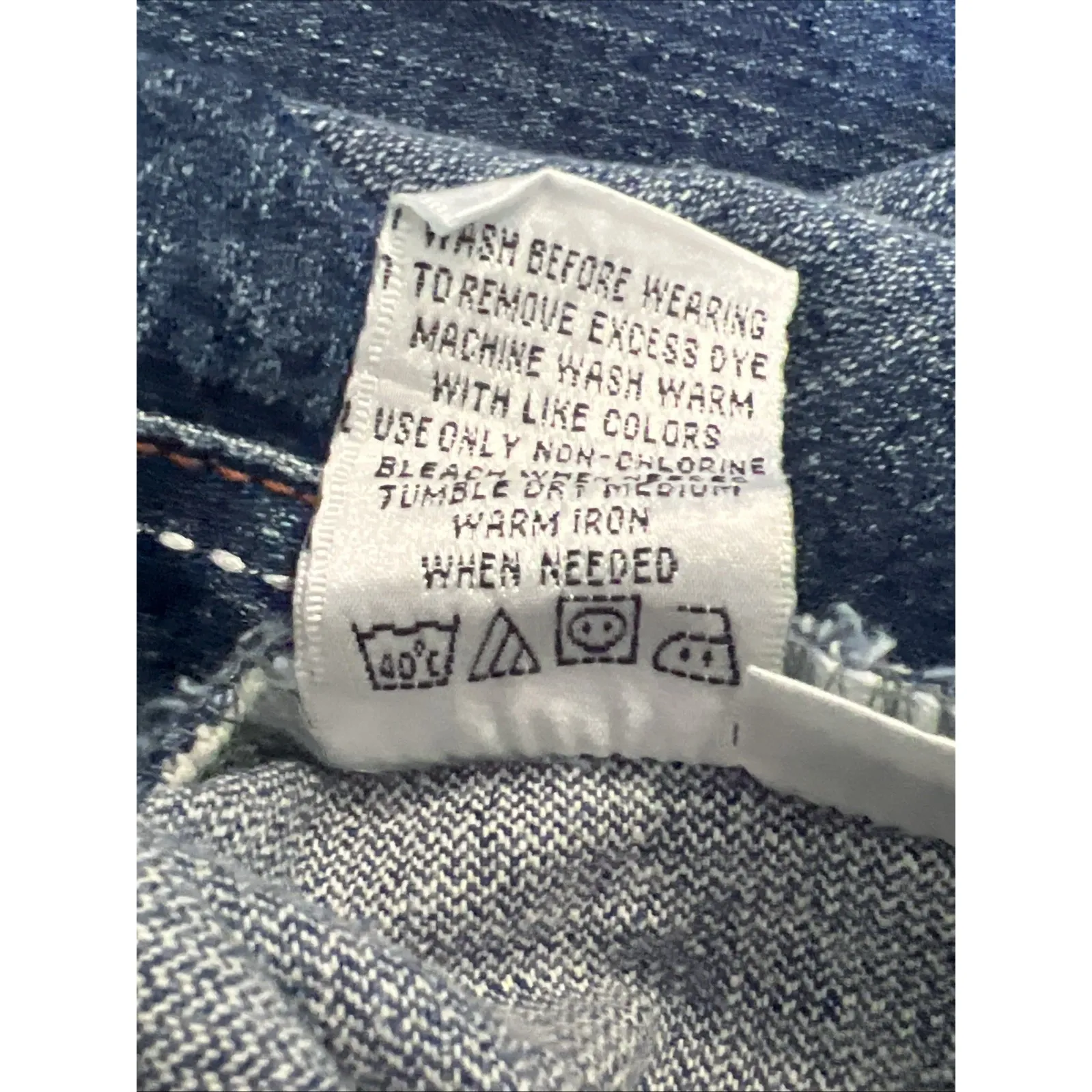 SEAN JOHN Chinese‎ Dragon Denim Jean Jacket Button Up Blue XXL Missing Button - Image 11