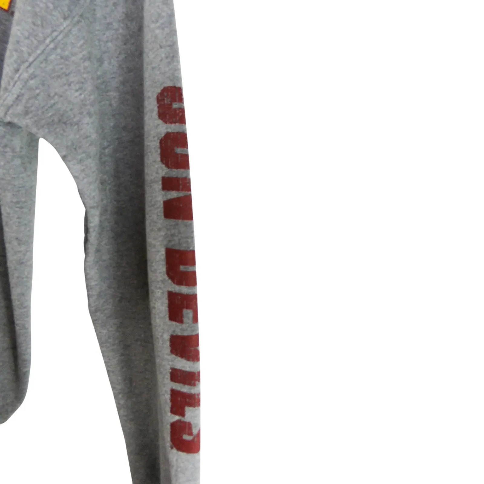 90s Vintage Arizona State University Sun Devils Gray Hoodie Sweatshirt Medium - Image 3