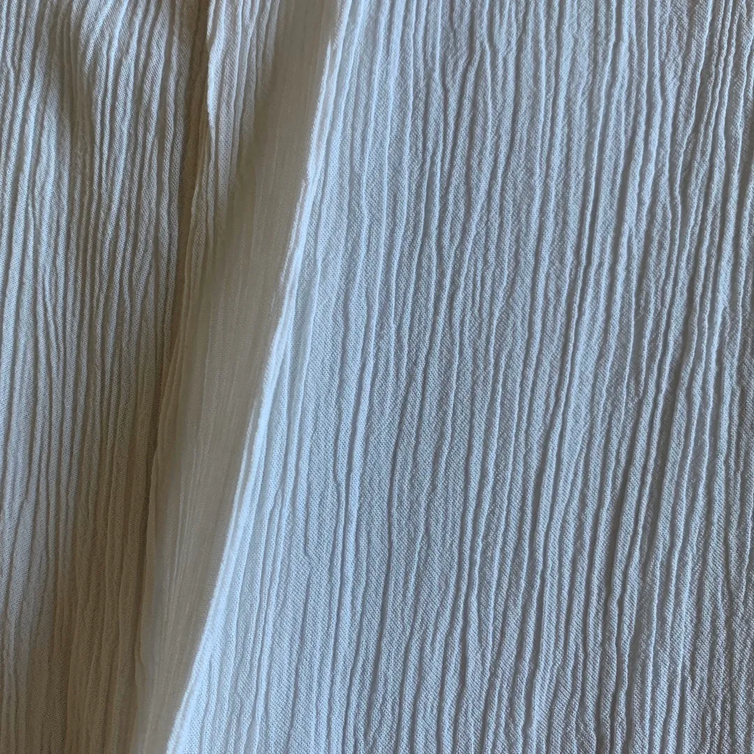 Ava & Viv White Textured Blouse - Image 5