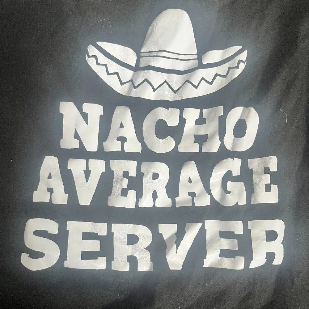 Nacho Average Server Cinco De Mayo Funny Black T shirt Time and Tru Womens Small - Image 4