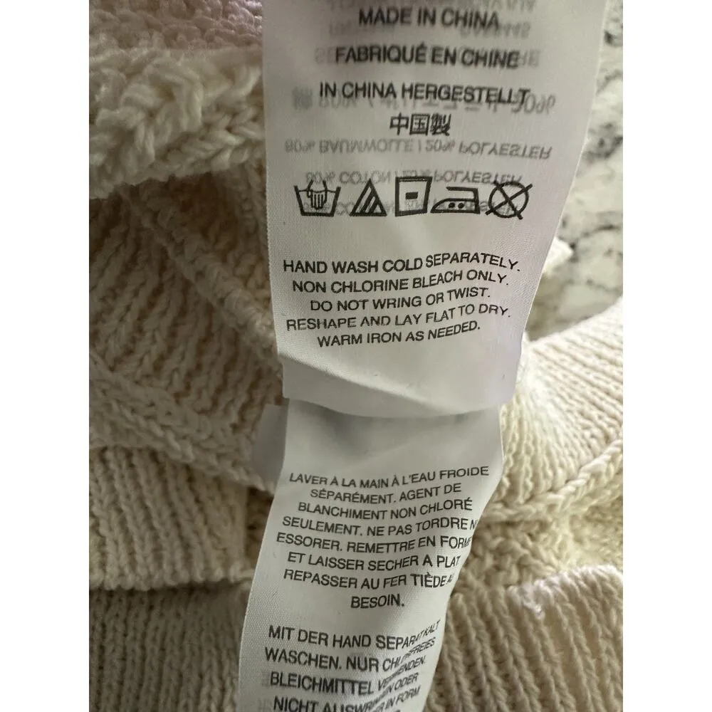 Madewell Stockton Sweater Tank Ivory Cream Size XS Item H8190 - Image 11