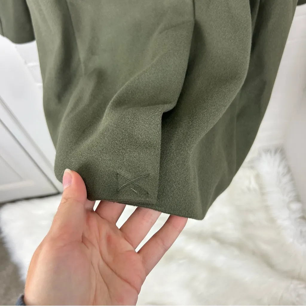 NWT Primark Green Oversized Coat Size S - Image 13