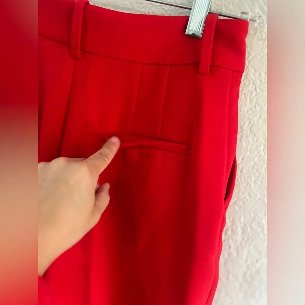Zara trousers size XS New red color - Image 9