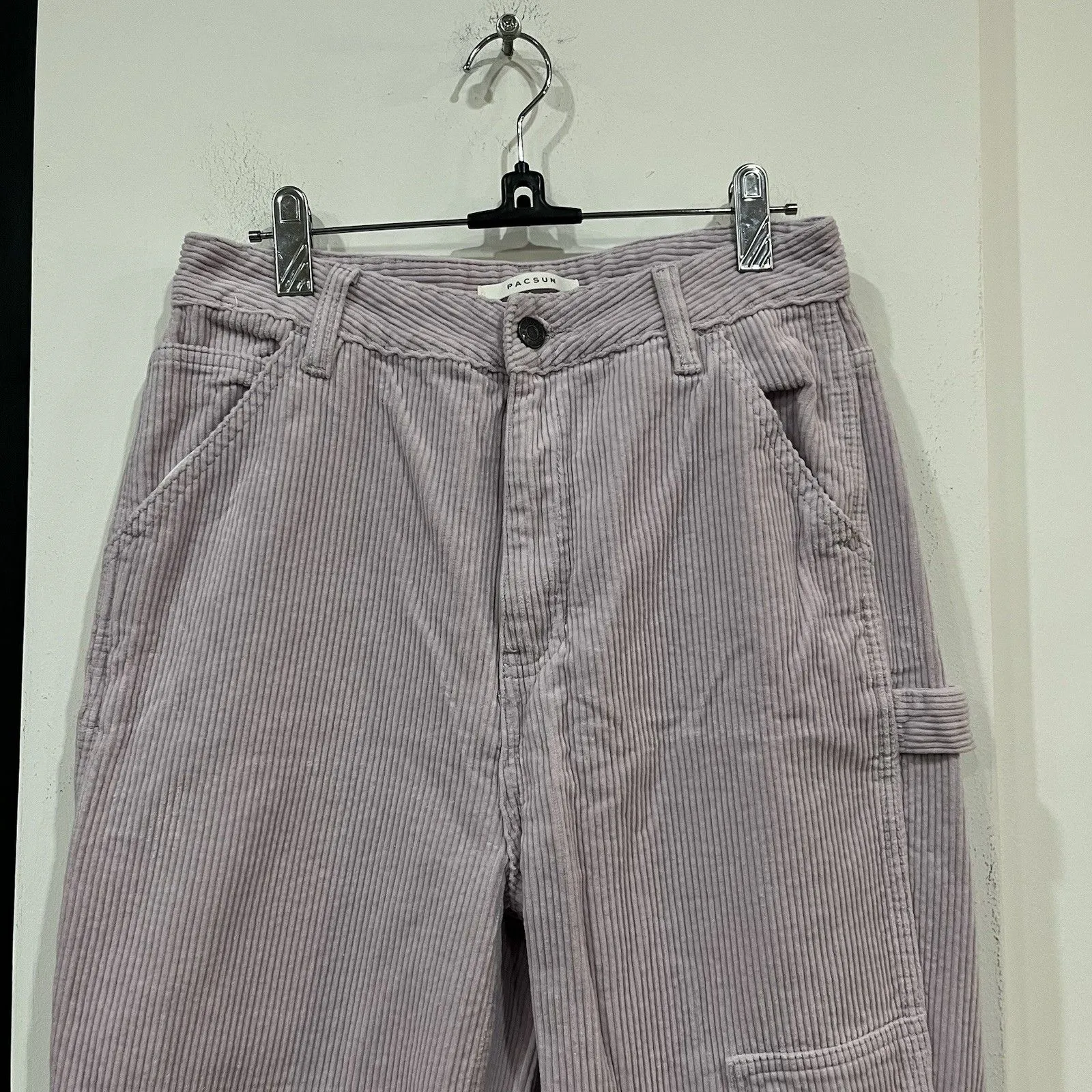 Pacsun Lilac Corduroy High Rise Carpenter Pants 28 Waist Cottage - Image 2