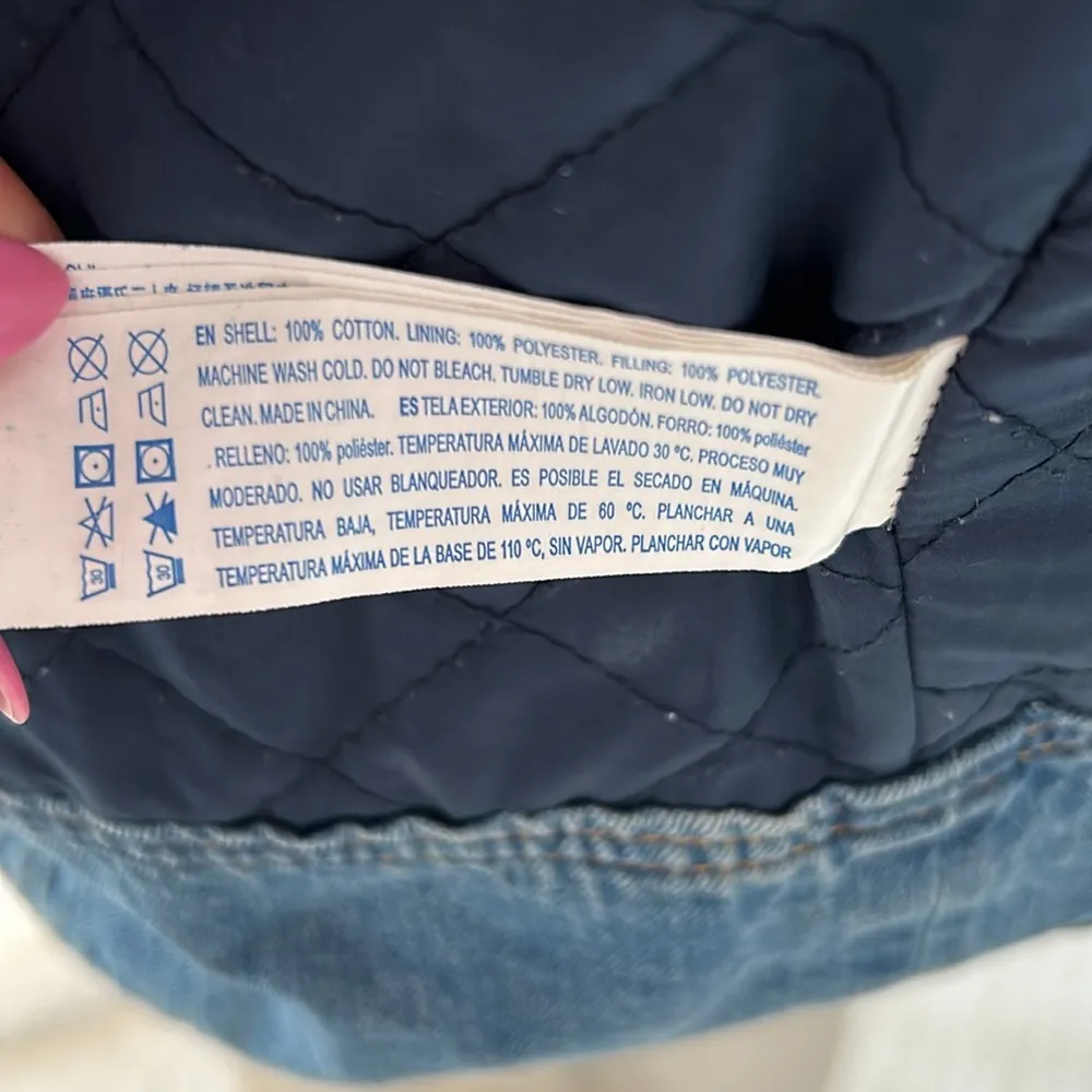 Forever 21  Long Denim Jacket Quilted Lining - Image 7