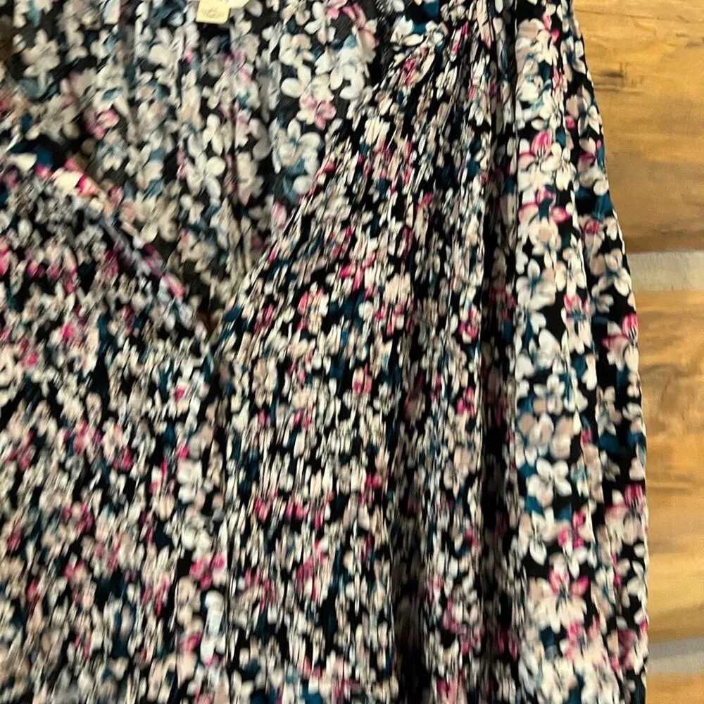 Terra & Sky Smocked Midi Dress - Image 3