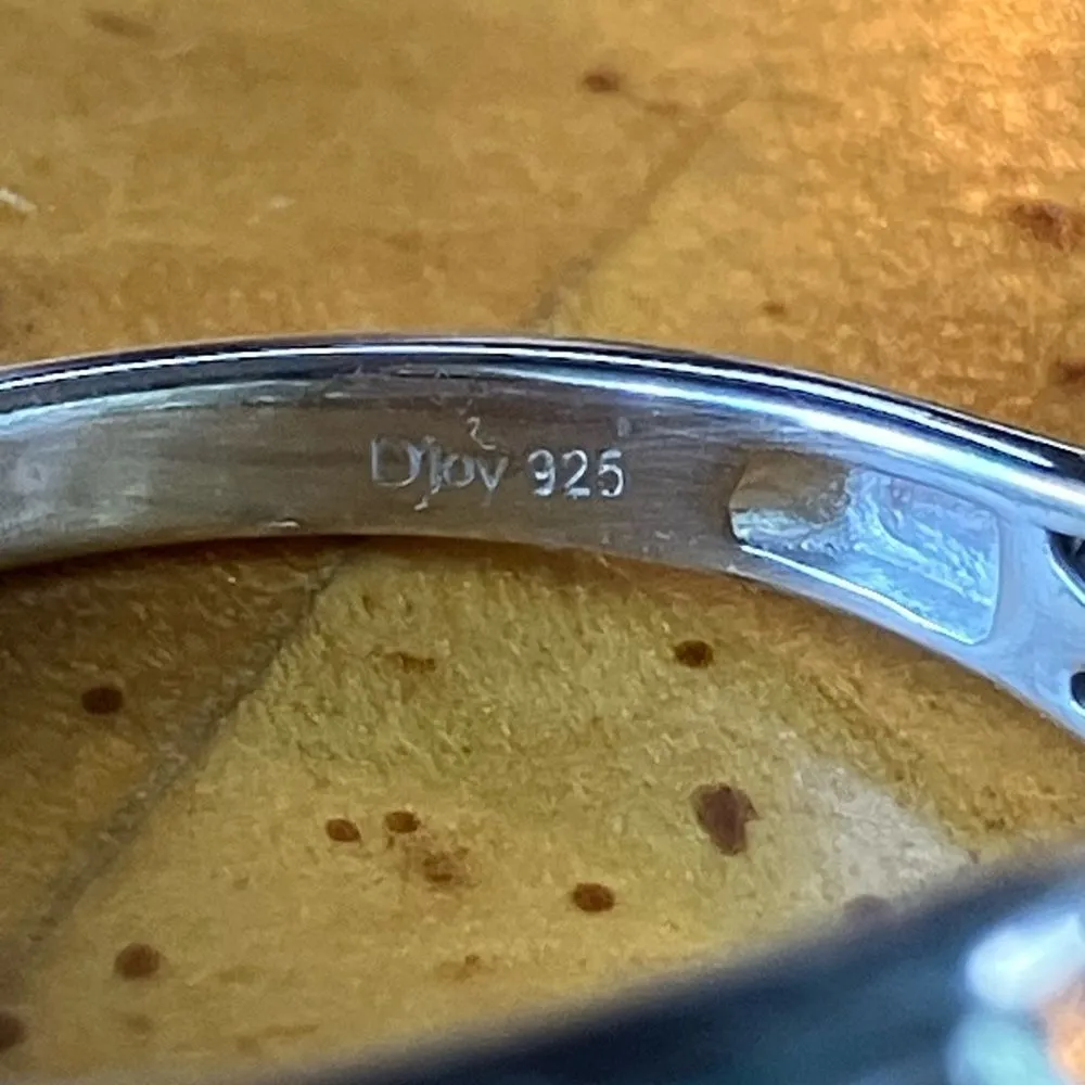 Natural Peridot Sterling Silver Ring Size 10 - Image 6