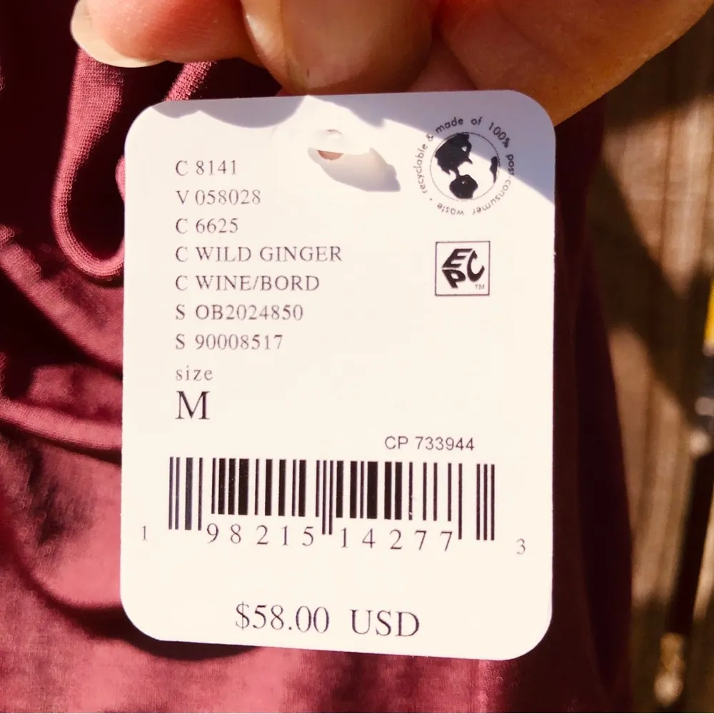 INTIMATELY FREE PEOPLE Burgundy bodysuit NEW - Image 7