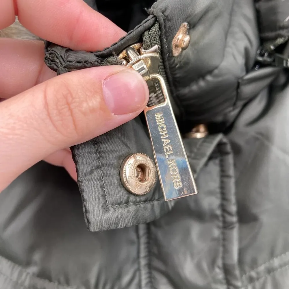 Michael Kors Missy 3/4 Down Faux Fur Trim Jacket - Image 80