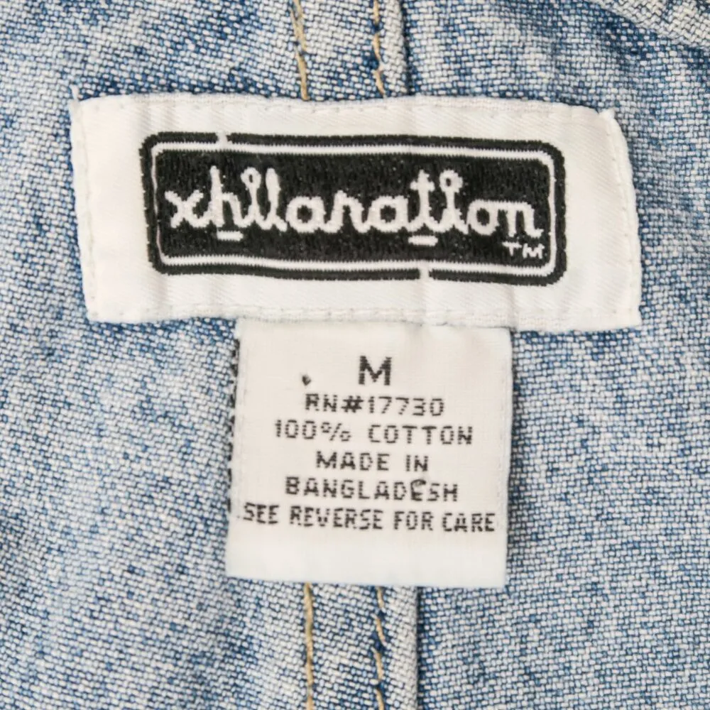 Xhilaration Vintage 90s  Denim Overalls - Image 8