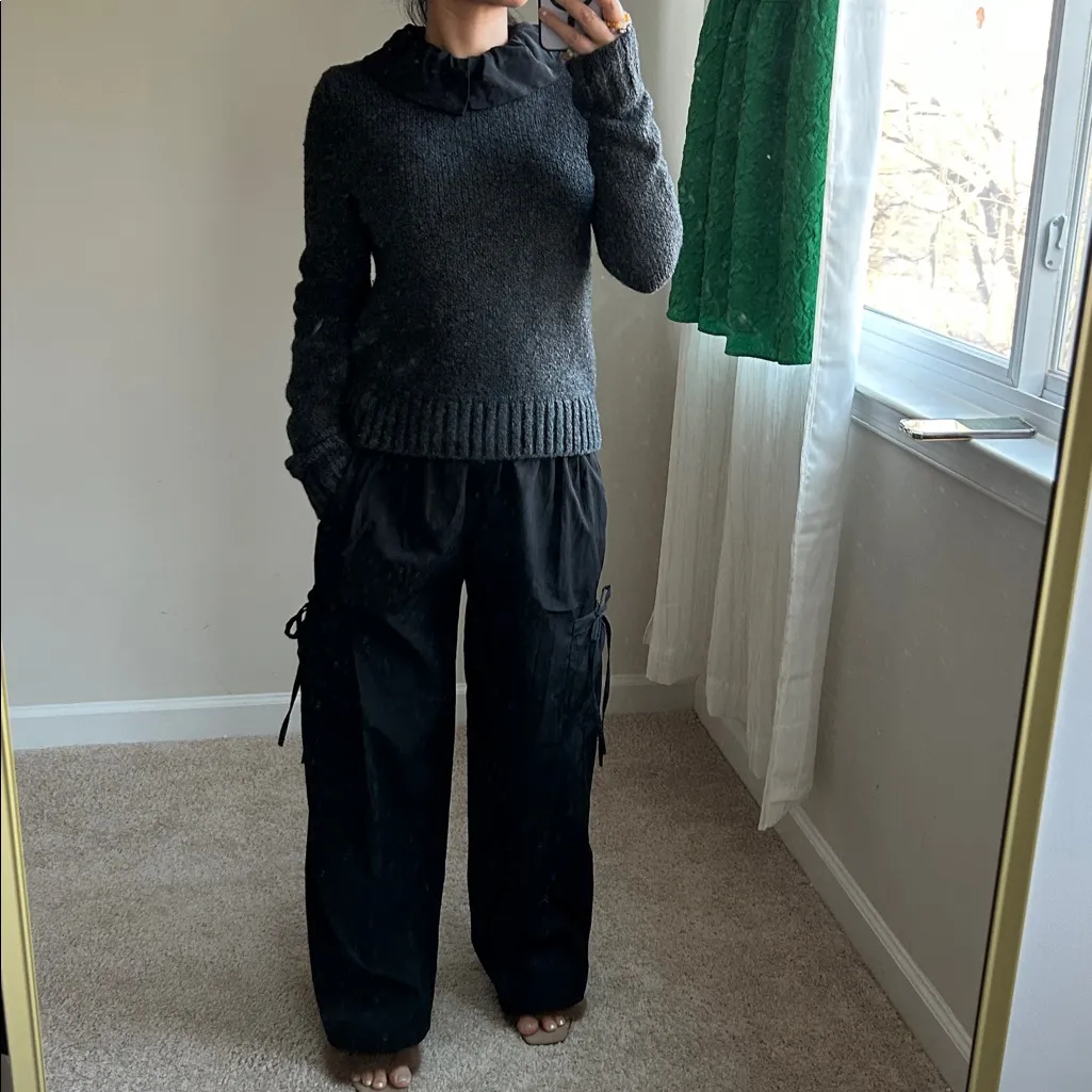 Cos Sweater with Ruffled Collar. XS - Image 13