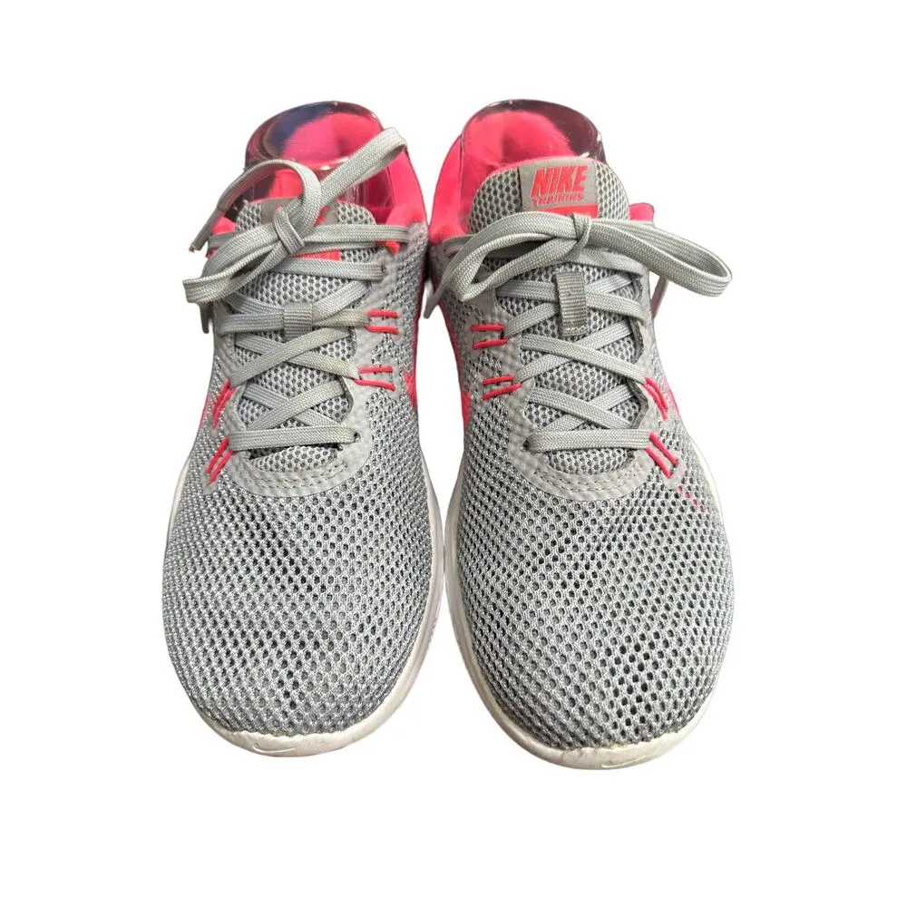 Nike Women's Flex Trainer 7 Gray/ Pink Running Shoes 898479-006 (Size US 7) - Image 2