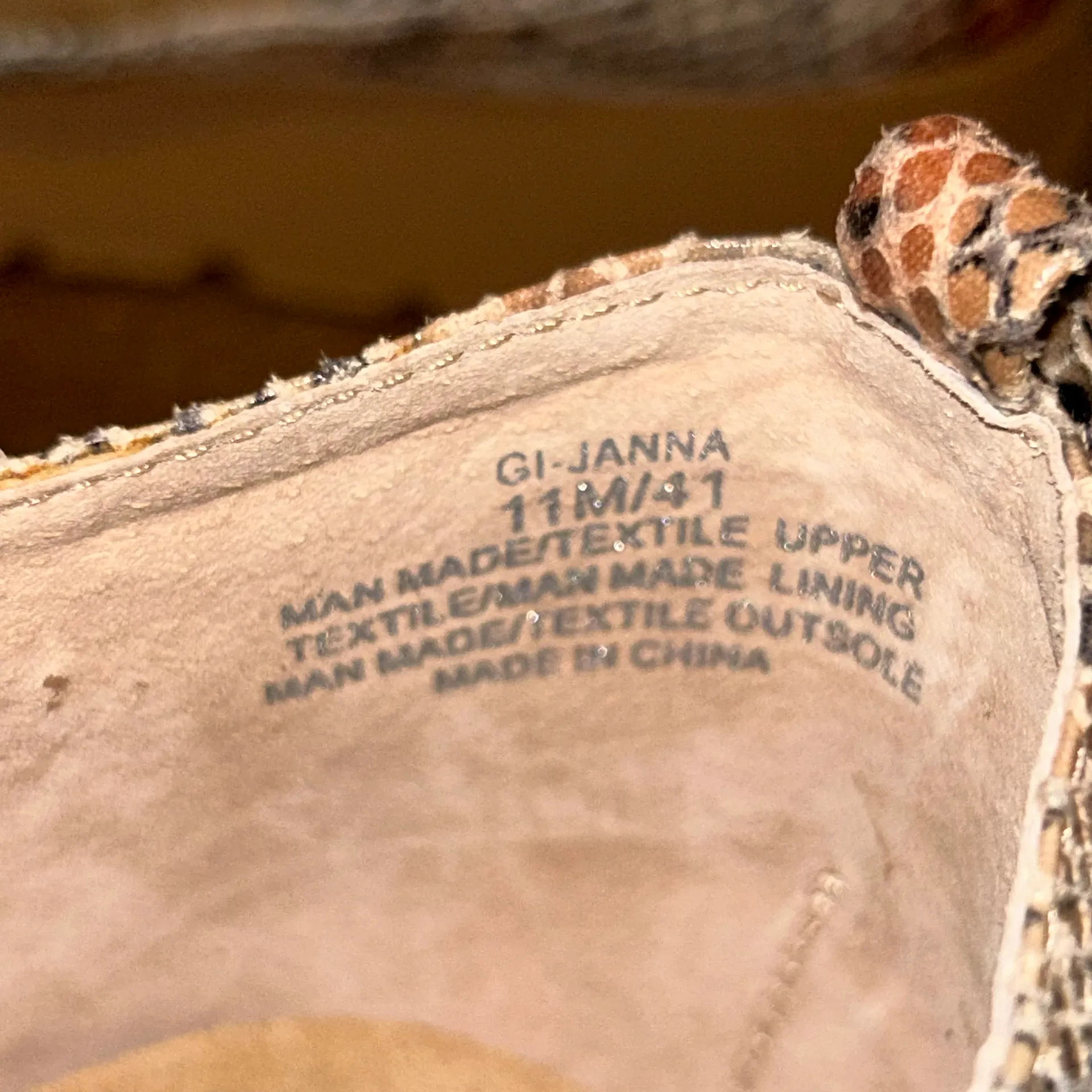 G.I.L.I Got it Love it Janna Snakeskin Print Lace Up Platform Sneaker Shoes Multiple Size 11 - Image 5