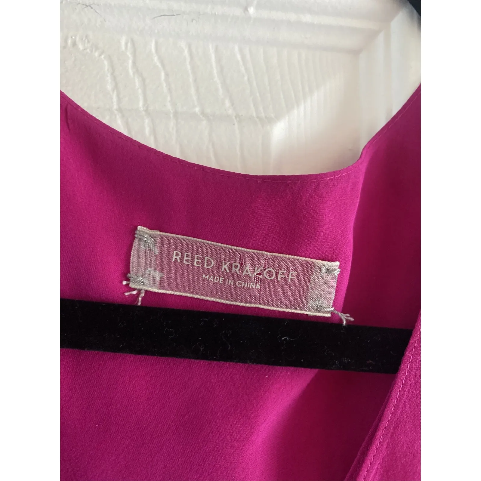 Reed Krakoff Women's 2 Pink Sleeveless Silk Blouse Feminine Career Corp - Image 2