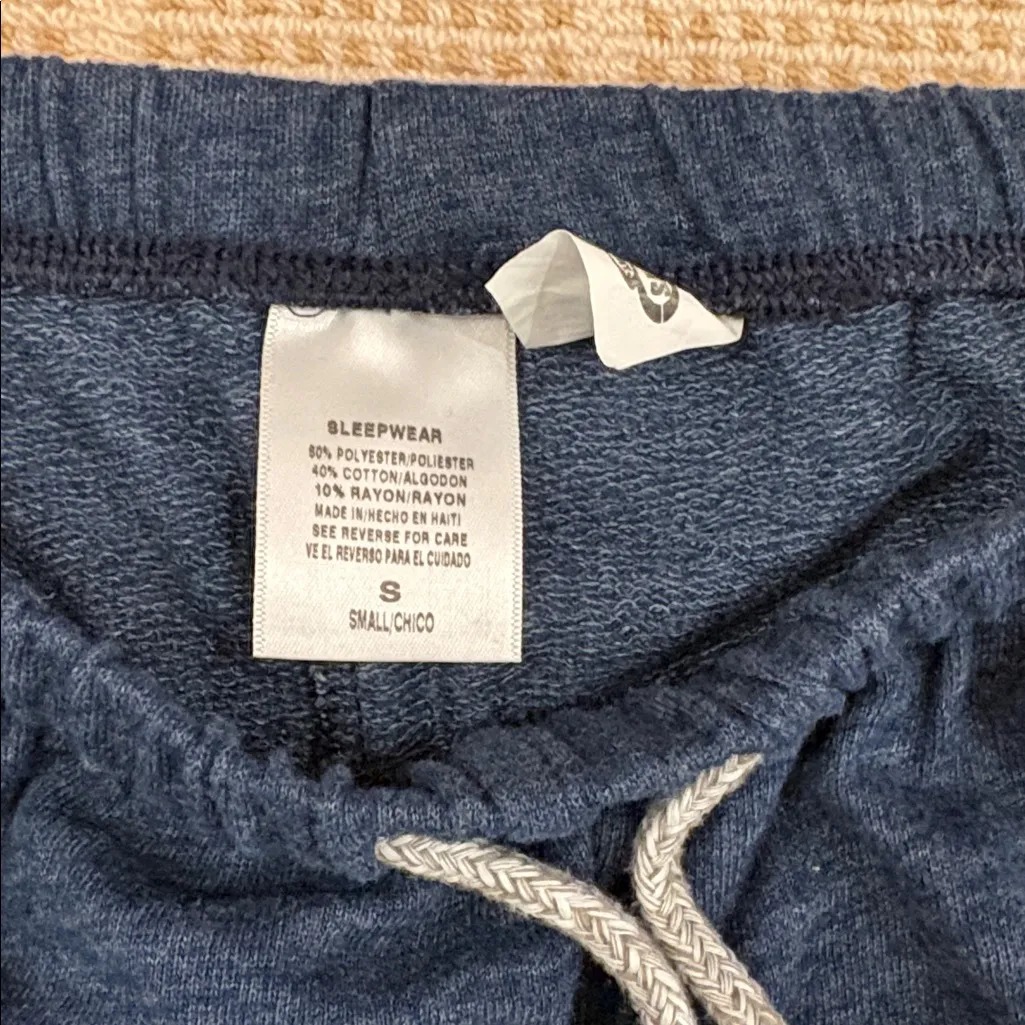 Atlanta Braves sweatpants joggers sleepwear pants merch small women’s baseball Blue - Image 3