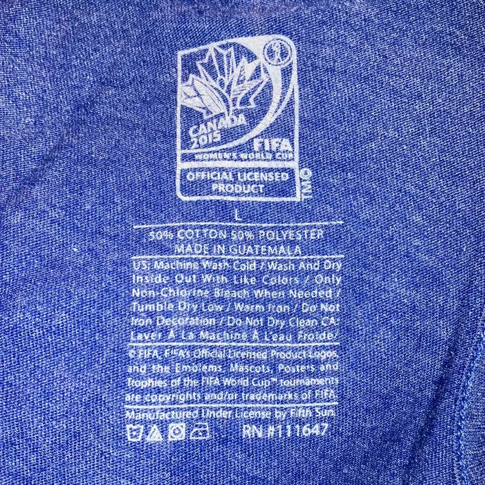 🎉4 for $20 FIFA Women’s World Cup USA Tank, Large Blue - Image 4