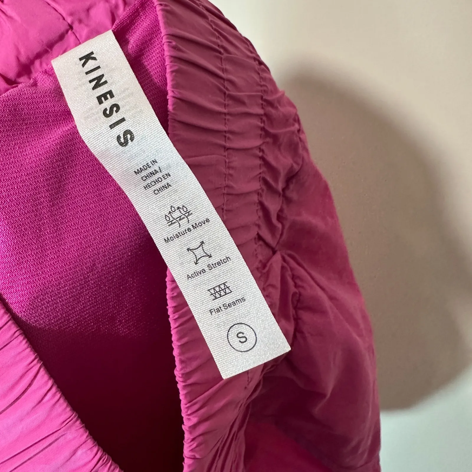 Kinesis Windrunner Running Shorts Active Stretch Moisture‎ Wicking Hot Pink S - Image 3