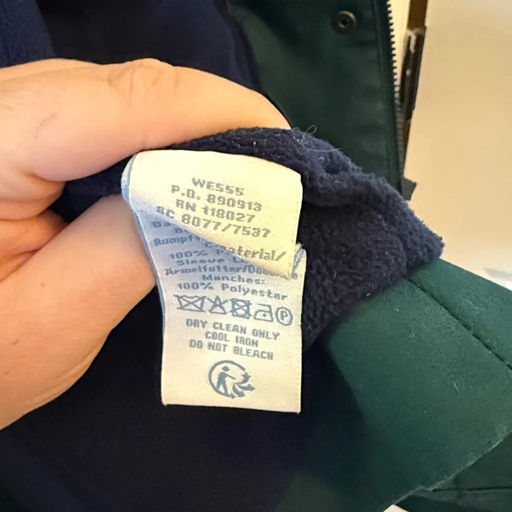 Boden Dark Teal Green Hooded Jacket Medium 8 Petite UK 12P Size 8P - Image 10