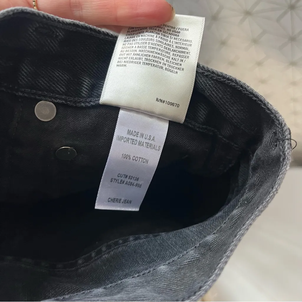 AGOLDE Cherie Jean High Rise in Distortion - Image 5