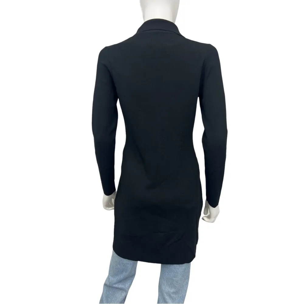 SHUSHU Black Sweater Knit Cardigan - Image 3