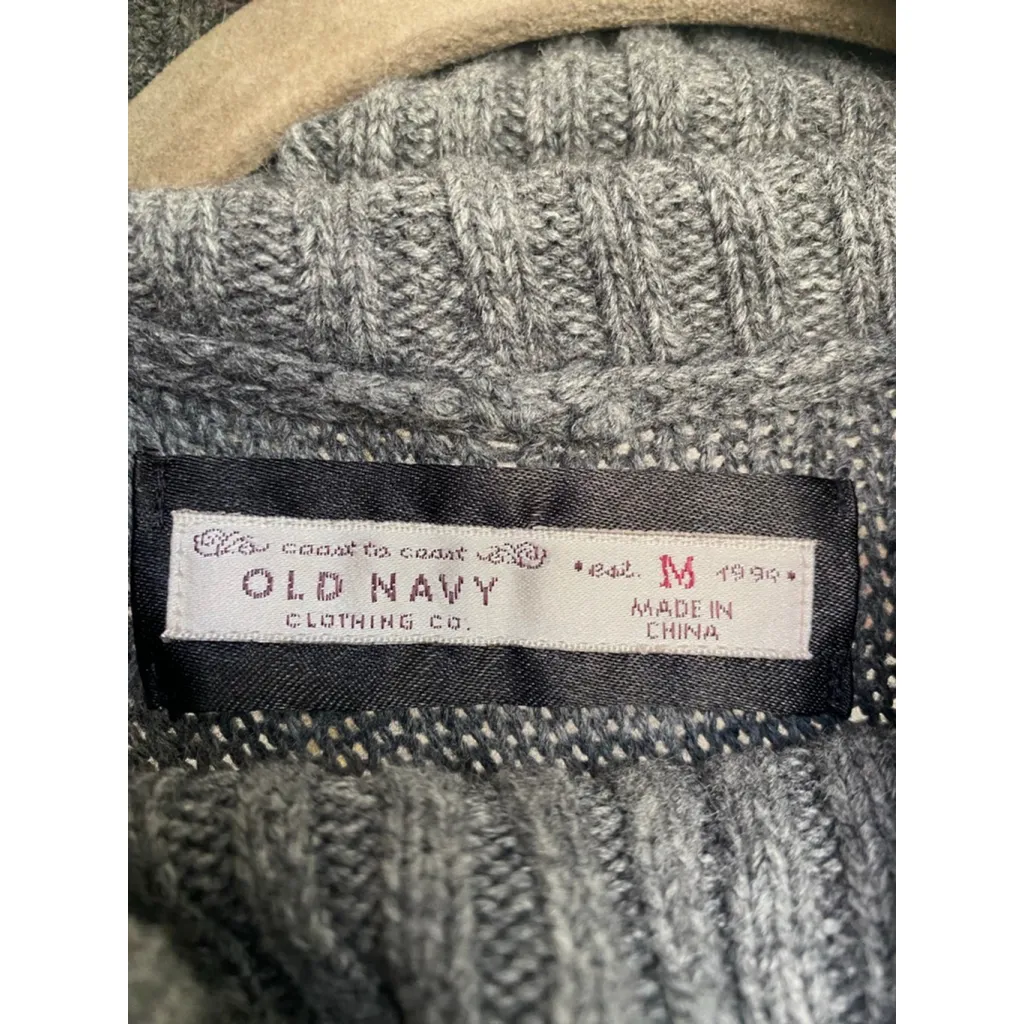 Old Navy Cowl Neck Sweater Dress Knit Cozy Sleeveless Soft Warm Autumn Winter M - Image 4