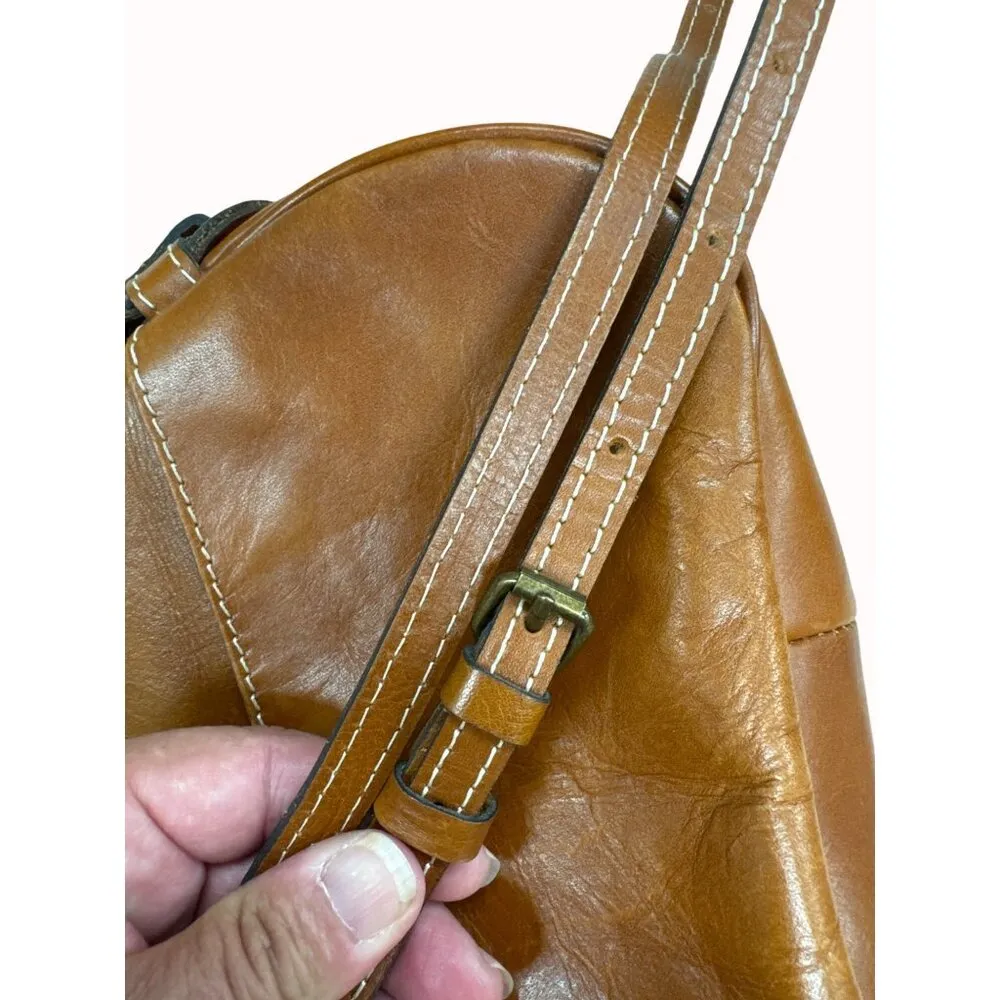 Patricia Nash Italian Women’s Brown Leather Purse/Crossbody SKU 5034 - Image 11