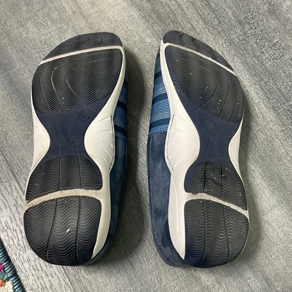 Dansko Harriet Blue Stretch Suede Leather Slip-on 38 - Image 8