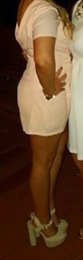 HYFVE Light pink open back romper - Image 3