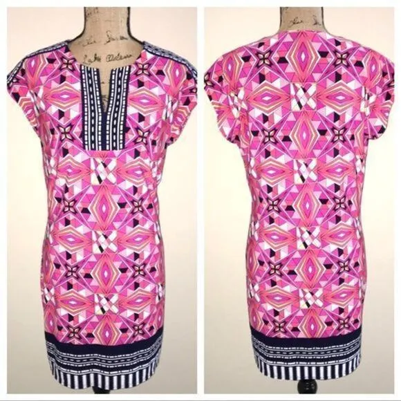 Laundry by Shelli Segall Geo Print Dress XS EUC - Image 2