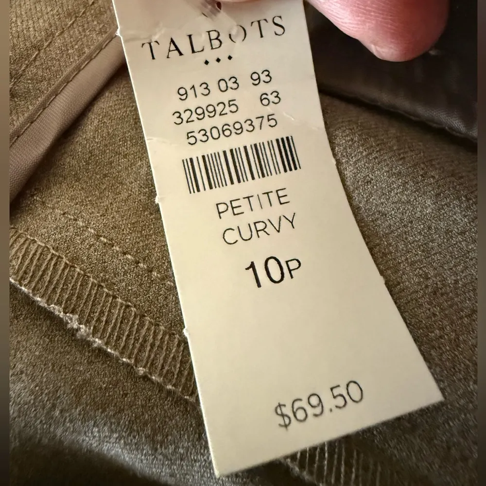 Talbots Curvy Fit Trouser Dress Pants Polyester Viscose Blend NWT Petite 10P - Image 5