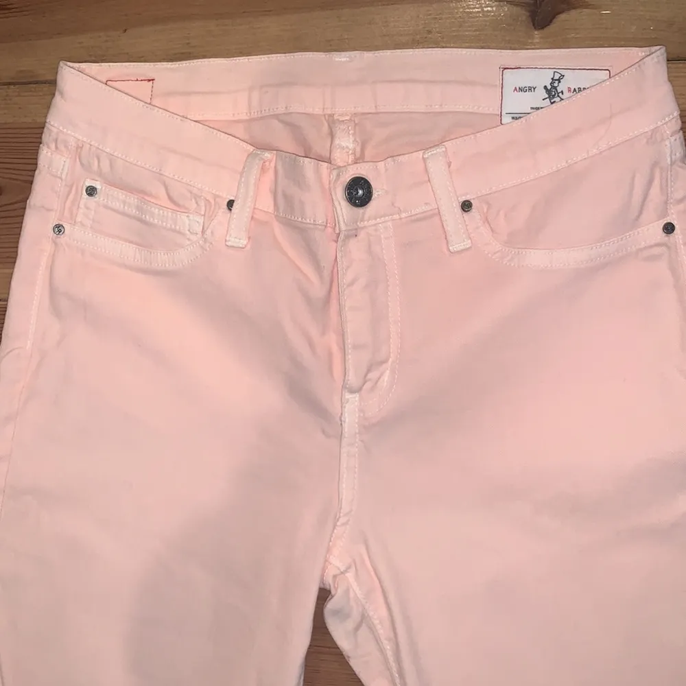 Angry Rabbit peachy cream colored Jeans - Image 2